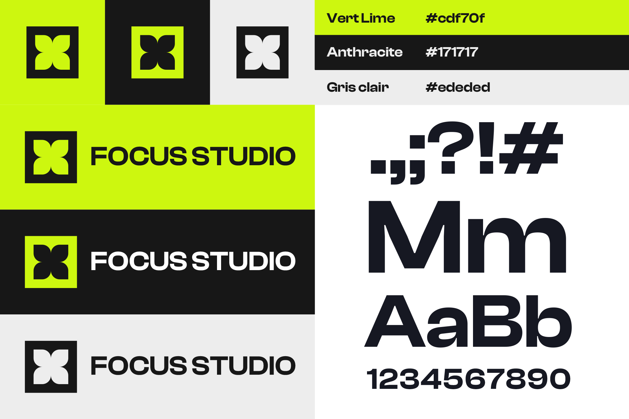 Création d'identité visuelle complète pour entreprises à Liège - Focus Studio