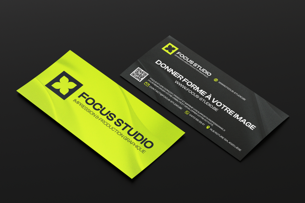Création et impression de flyers publicitaires pour entreprises à Liège - Focus Studio