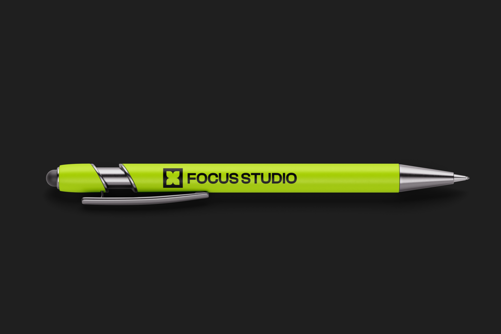 Stylos publicitaires personnalisés pour entreprises à Liège - Focus Studio