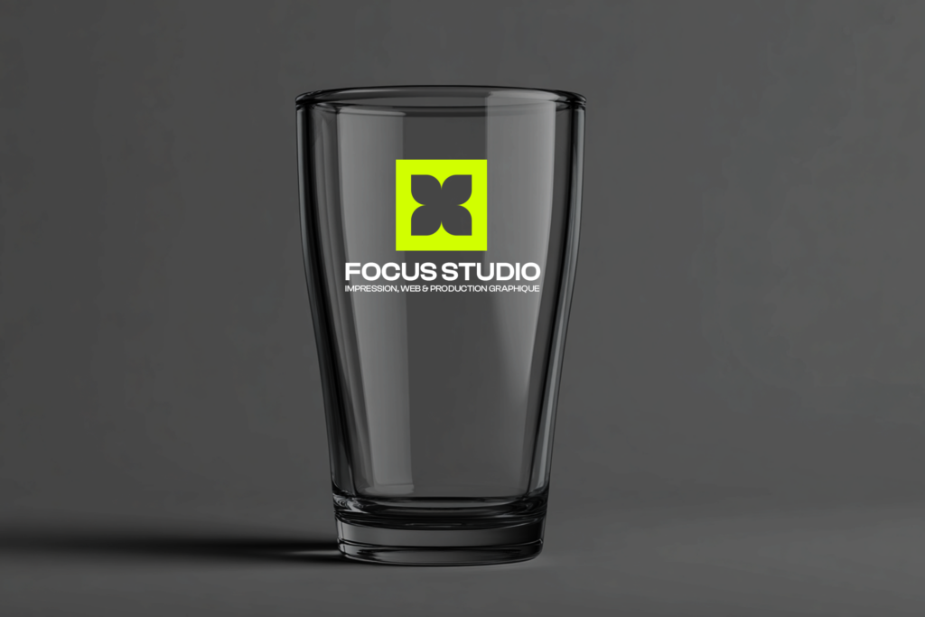 Verres personnalisés avec impression pour événements à Liège - Focus Studio