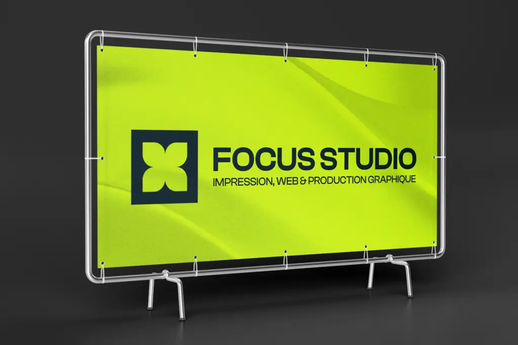 Impression de bâches publicitaires grand format à Liège - Focus Studio